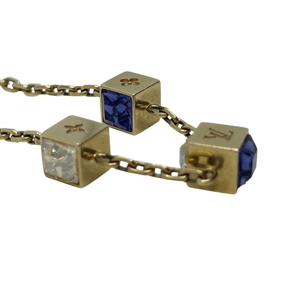 Authentic LOUIS VUITTON Collier Gambling Necklace M65096 Metallic #36634615 - Picture 6 of 11